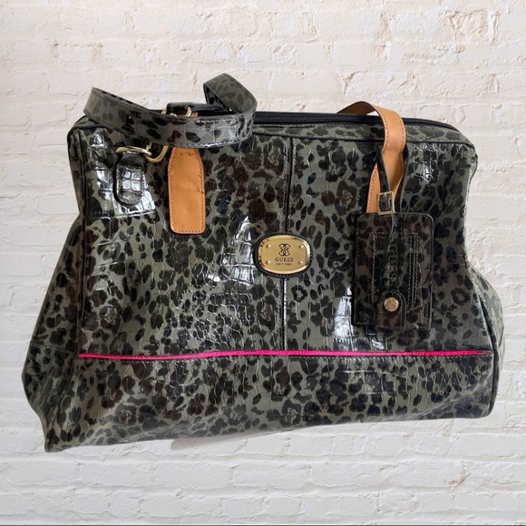 leopard guess bag
